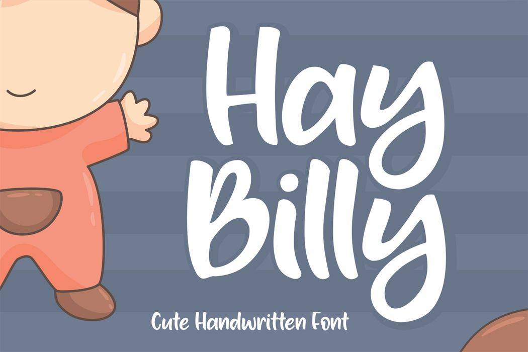 Hay Billy Font sample