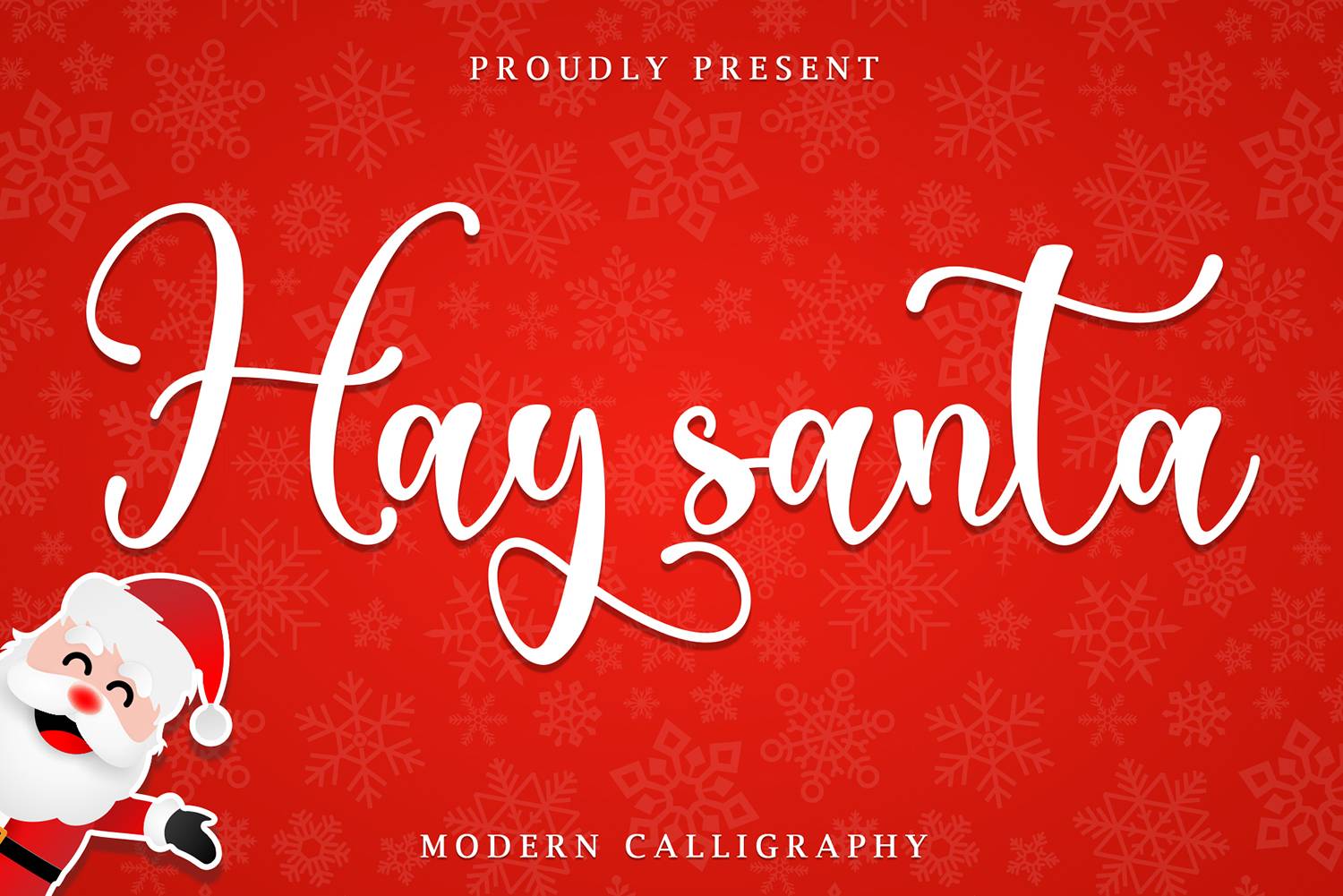 Hay Santa Font sample