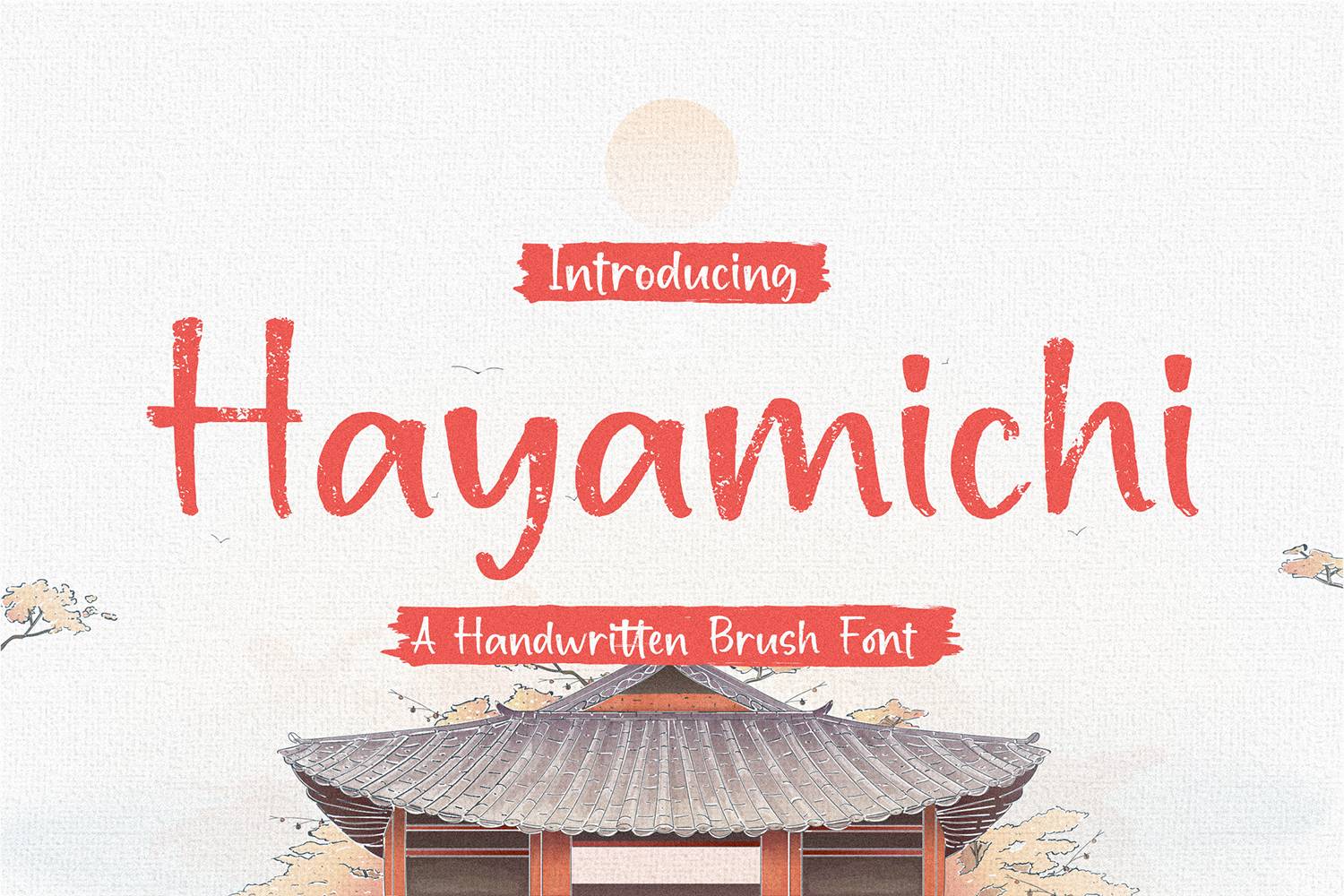 Hayamichi Font sample
