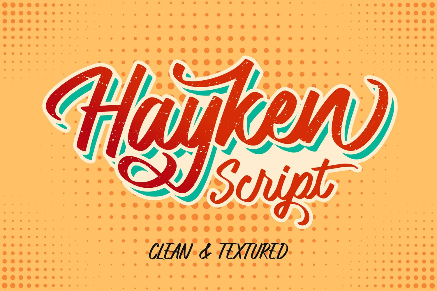 Hayken Script Font sample