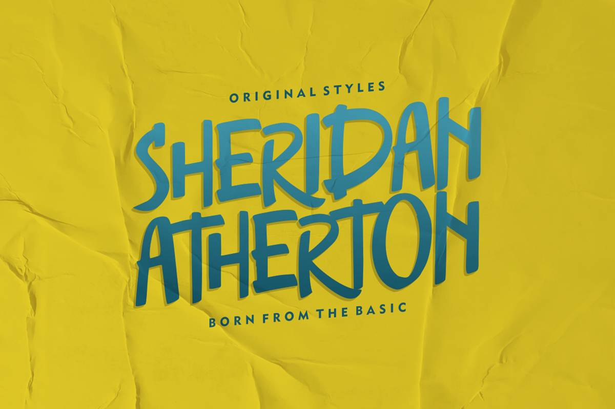 Headson Font sample