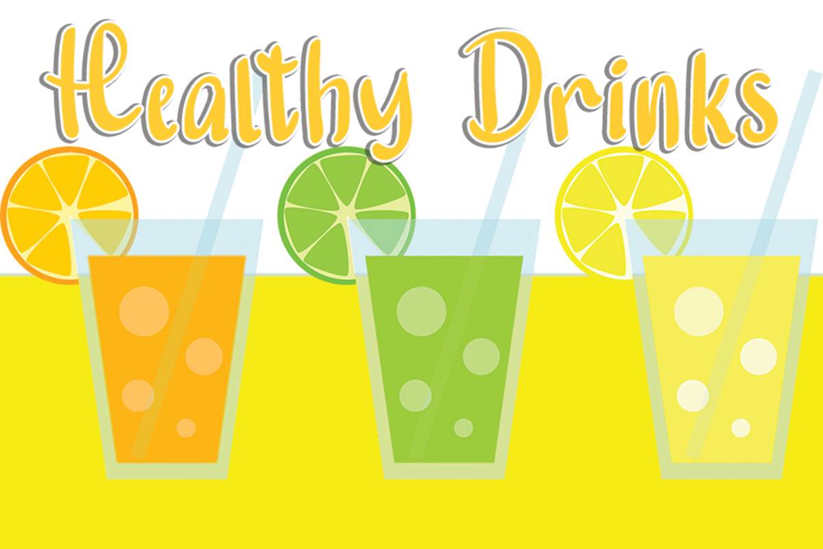 Healthy Drinks Font sample