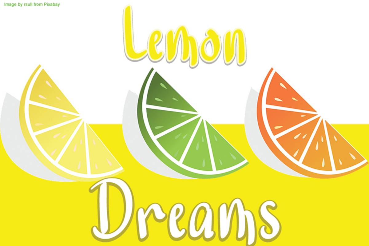 Healthy Drinks Font sample