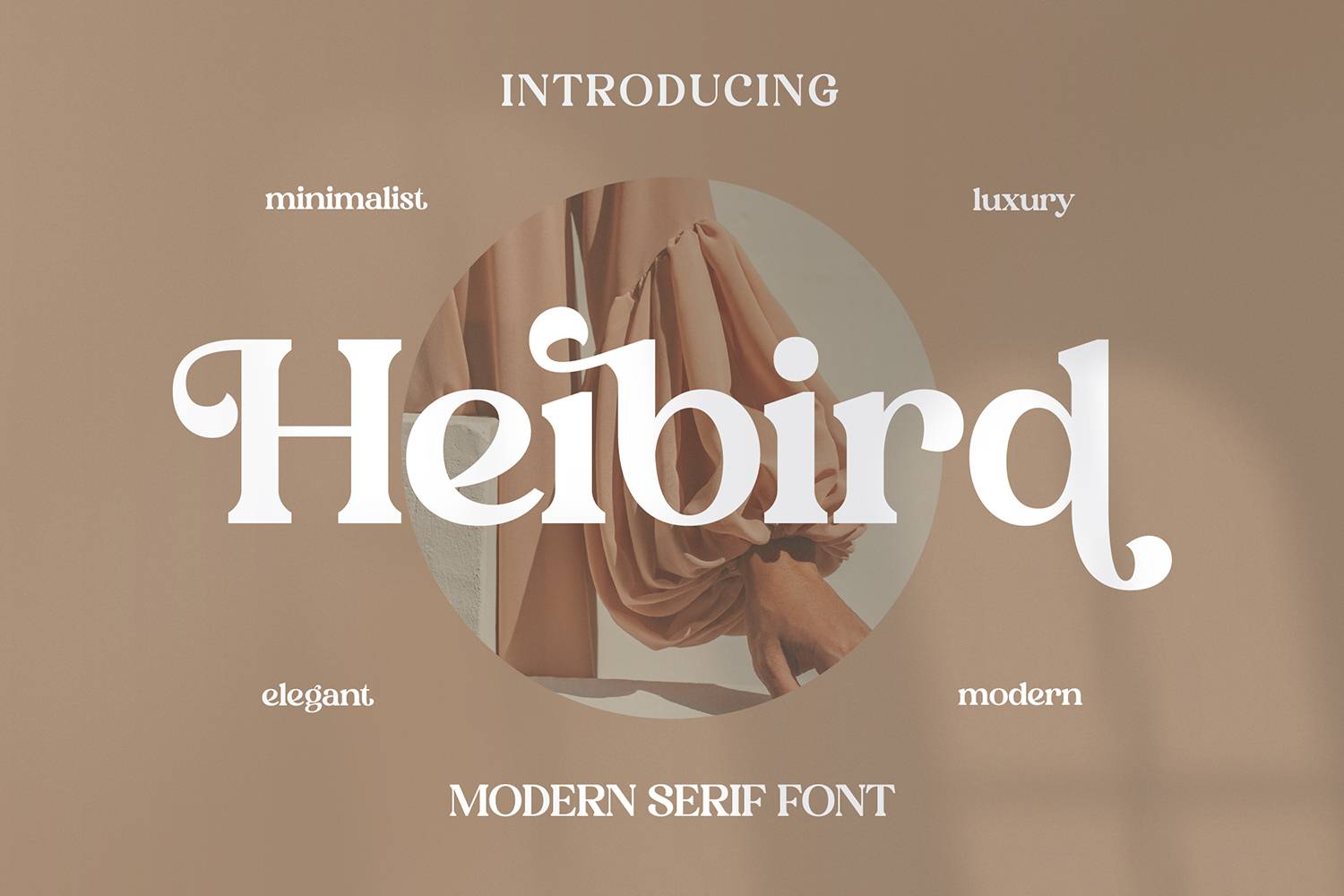 Heibird Typeface Font sample