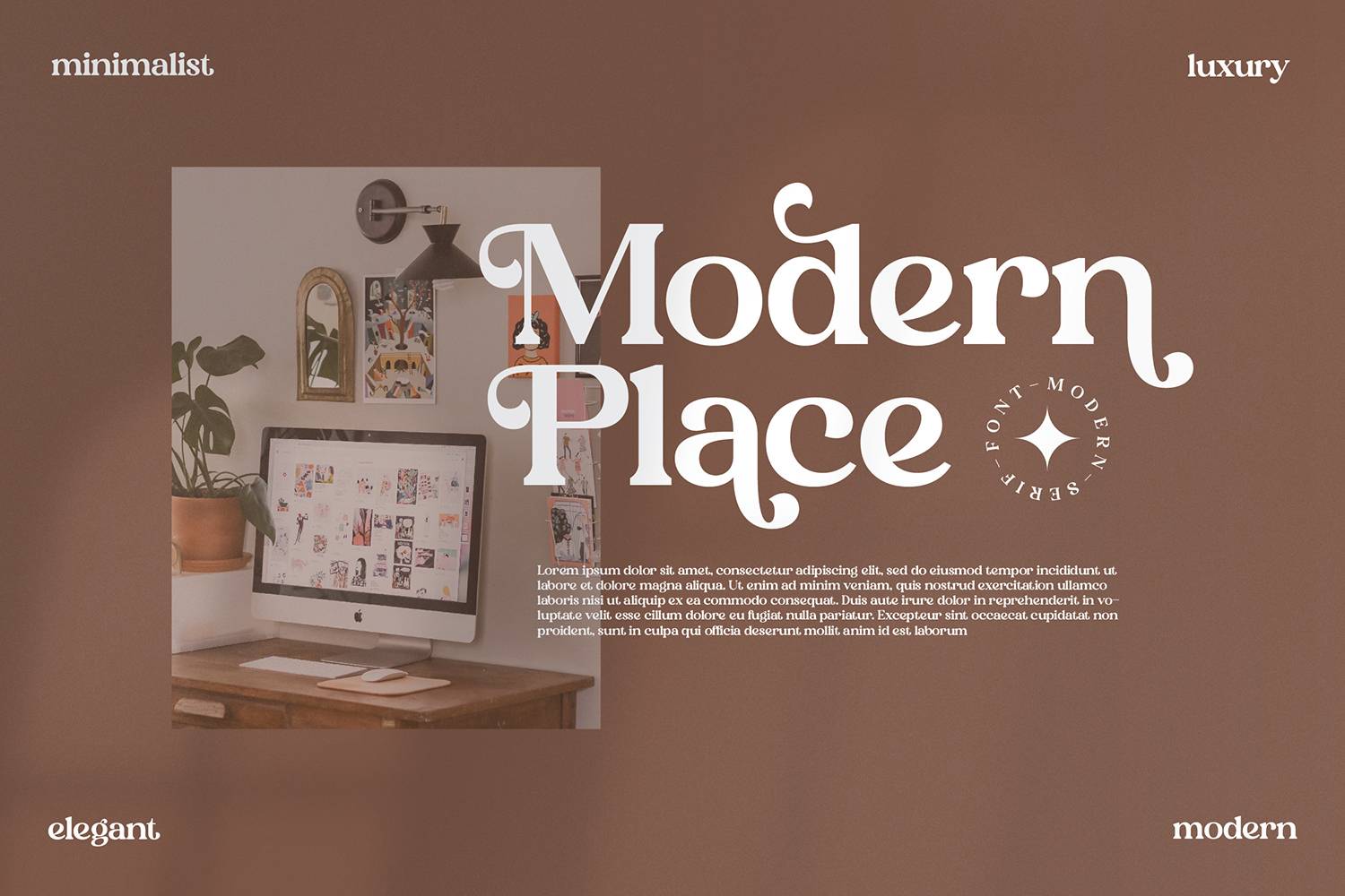 Heibird Typeface Font sample