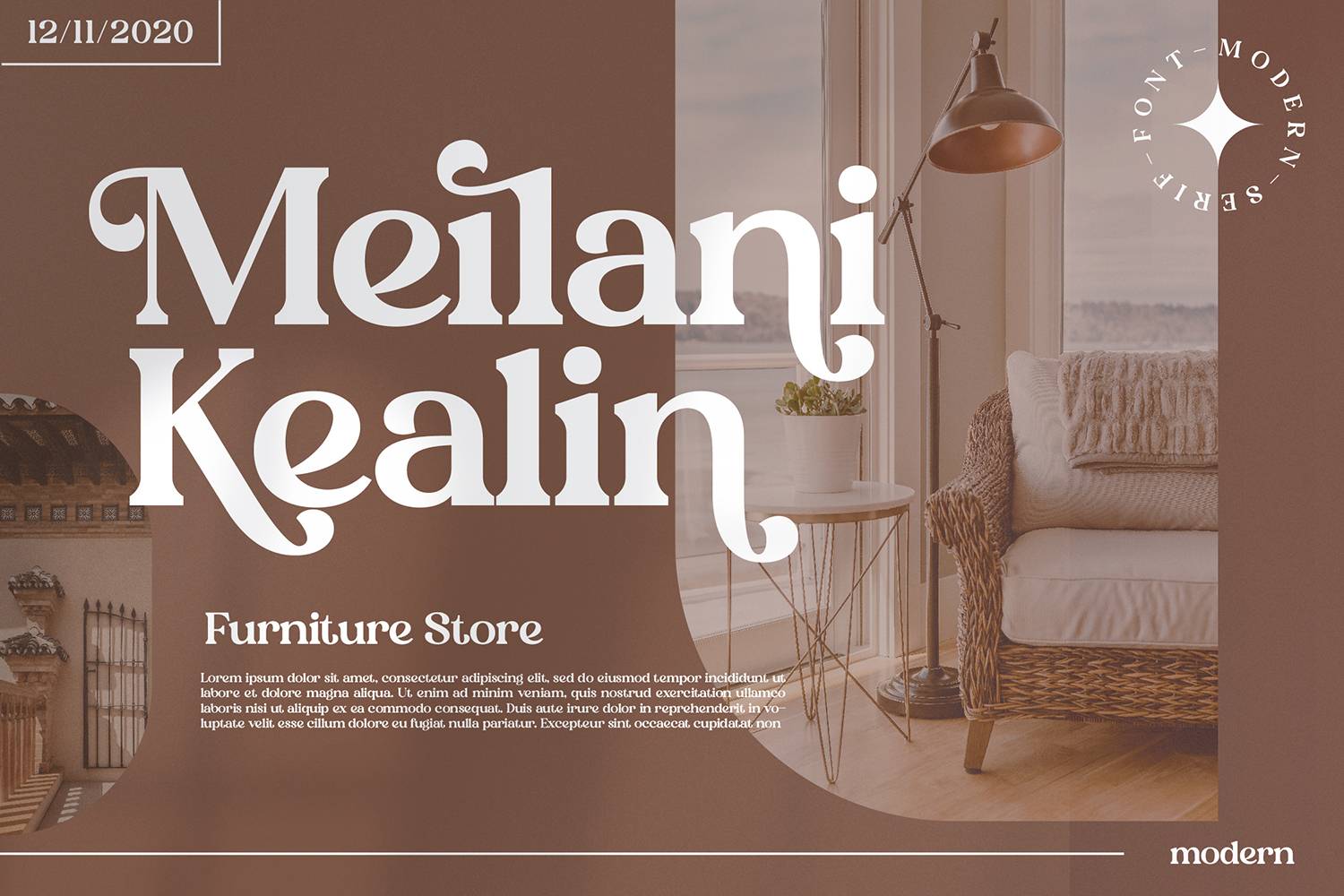 Heibird Typeface Font sample