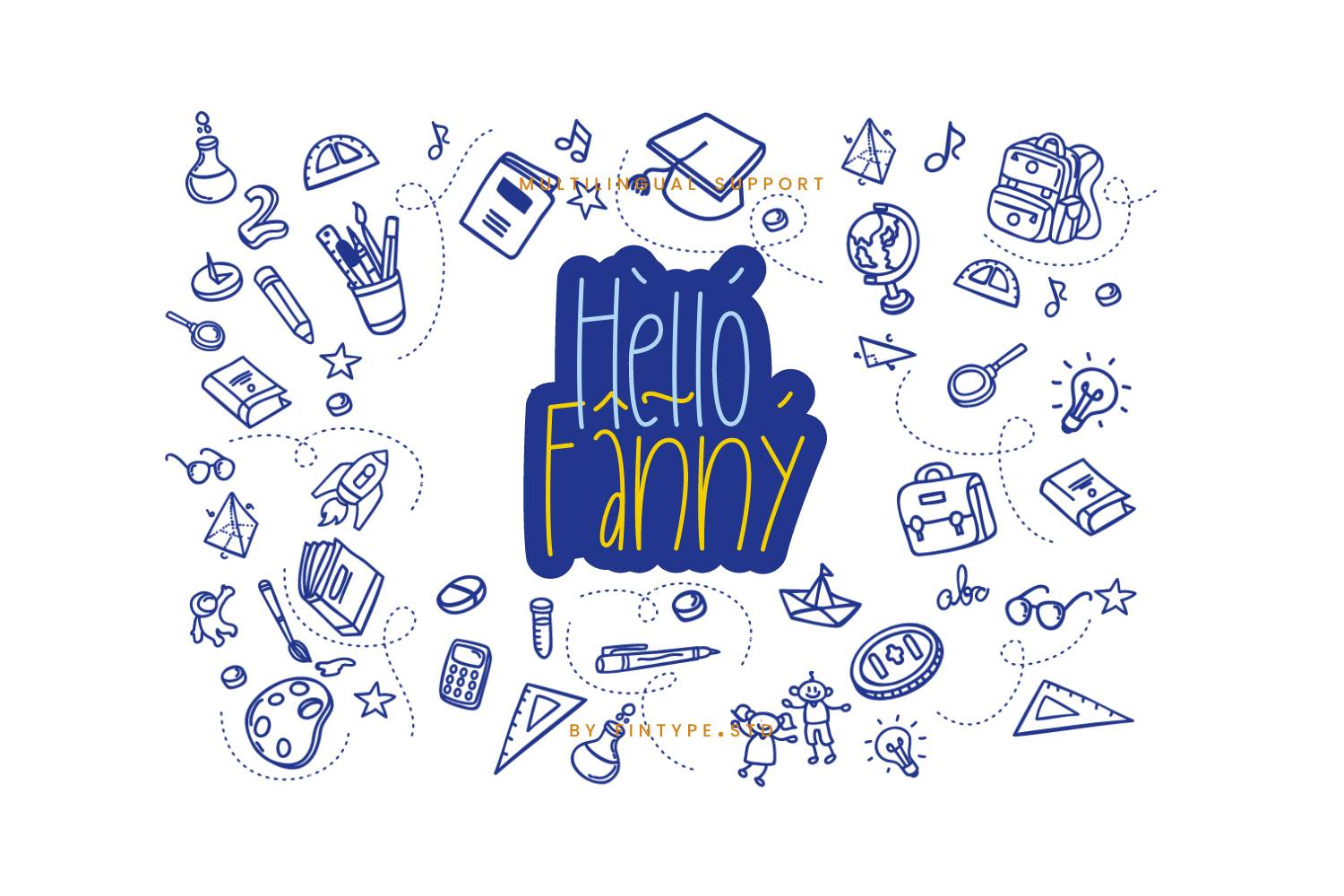 Hello Fanny Font sample