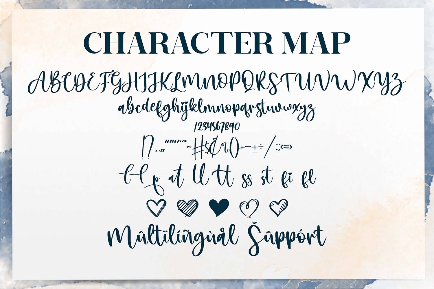Hello Lovely Font sample