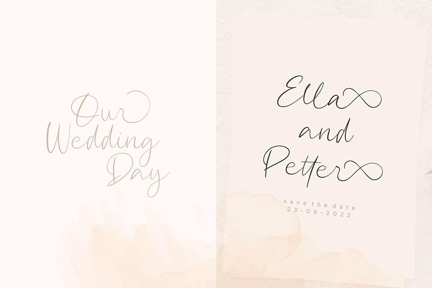 Hello Nadhira Font sample