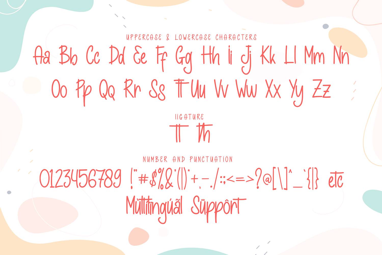 Hello Sintha Font sample