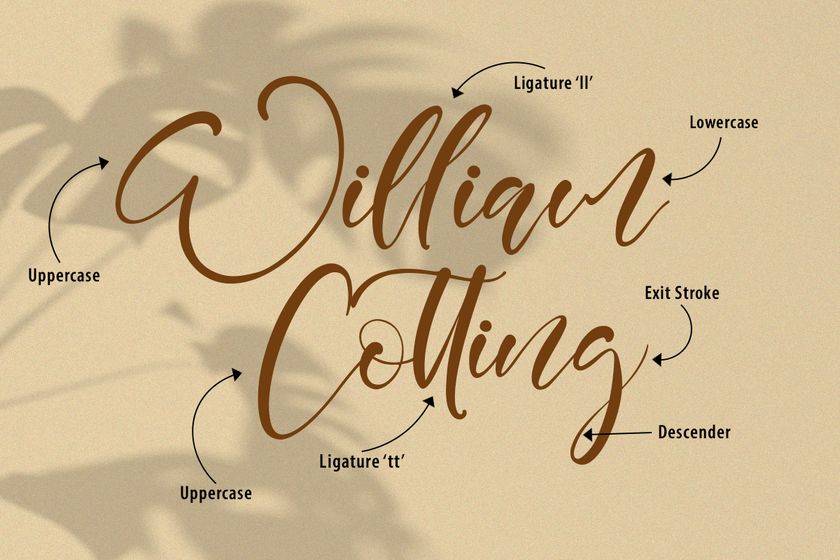 Hello Winter Font sample