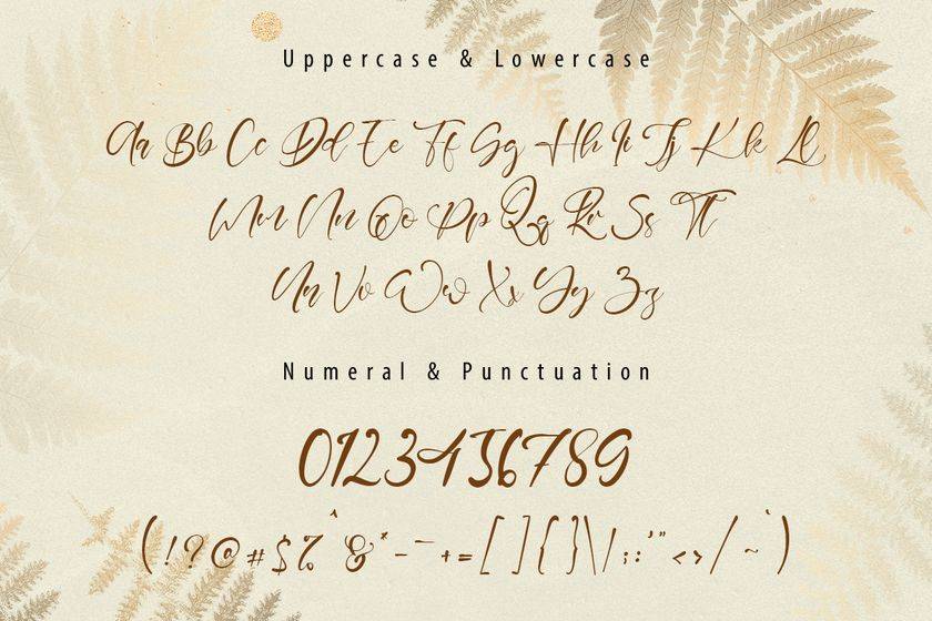 Hello Winter Font sample