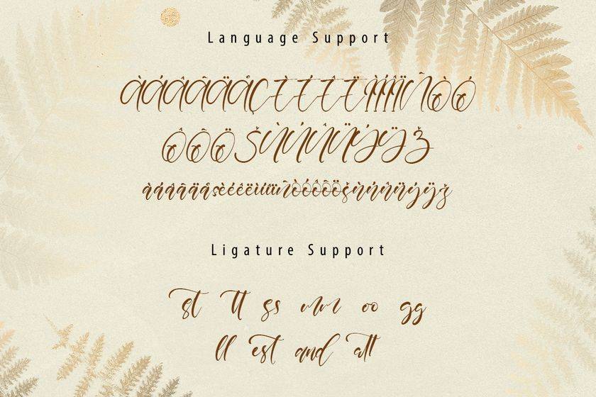 Hello Winter Font sample