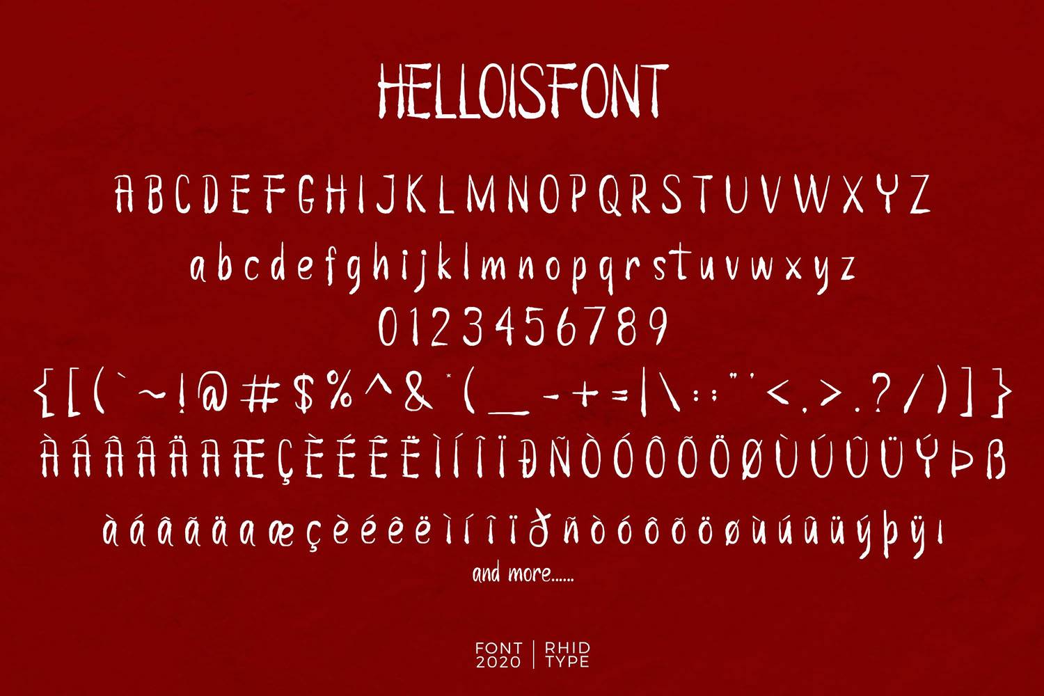 Helloisfont Font sample