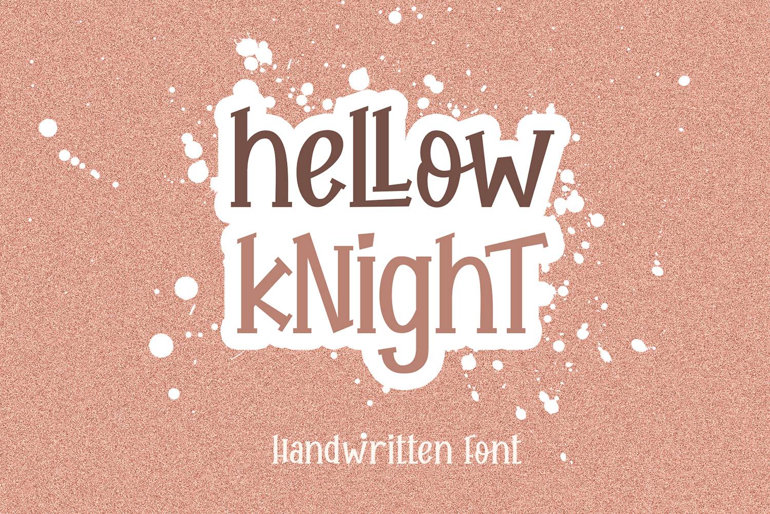 Hellow Knight Font sample