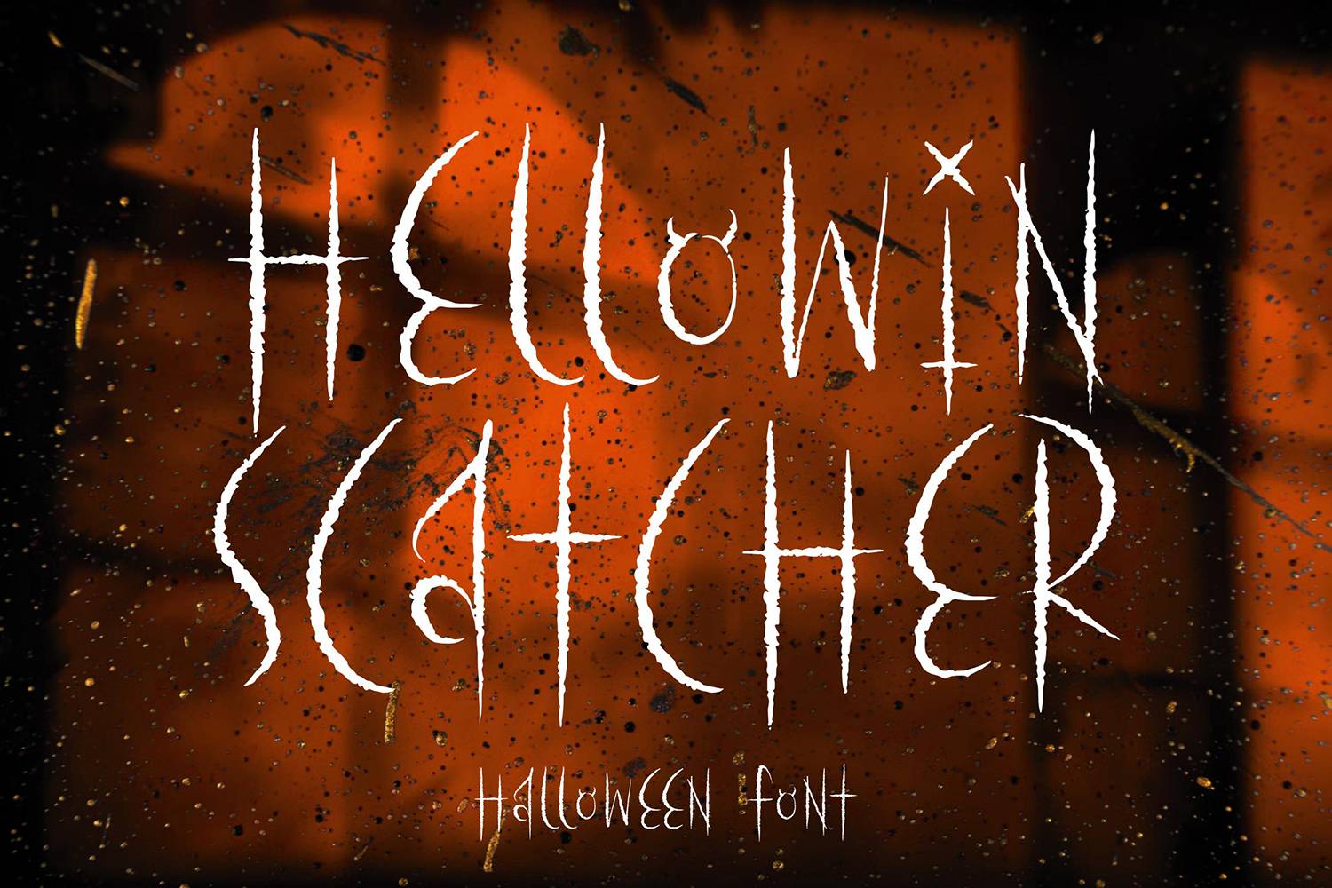 Hellowin Scatcher Font sample
