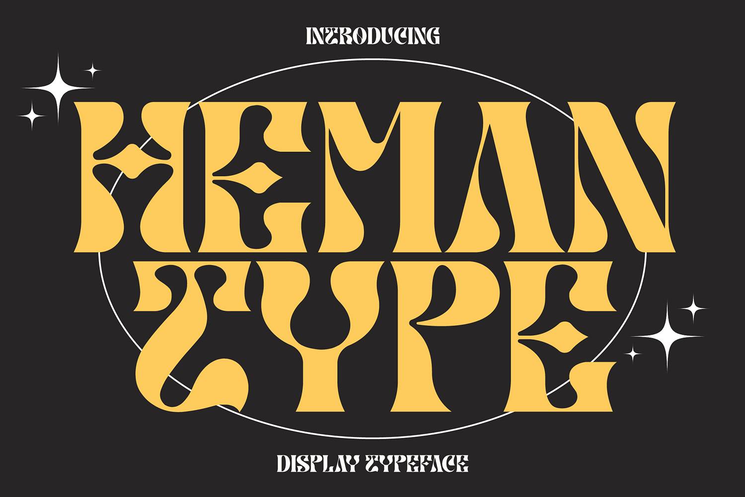 Heman Font sample