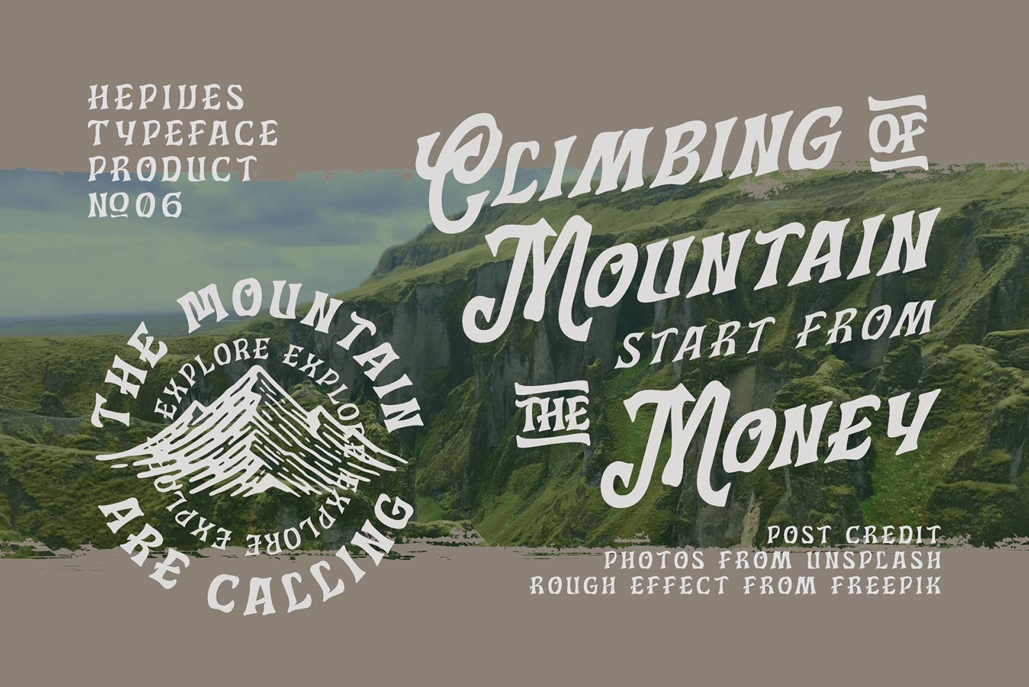 Hepives Fonts Font sample