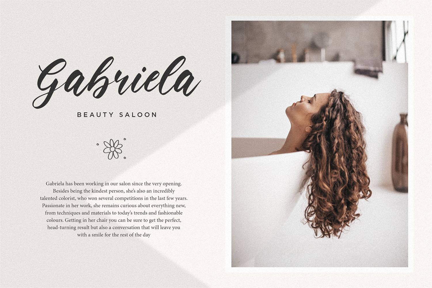 Heroic Trouble Font sample