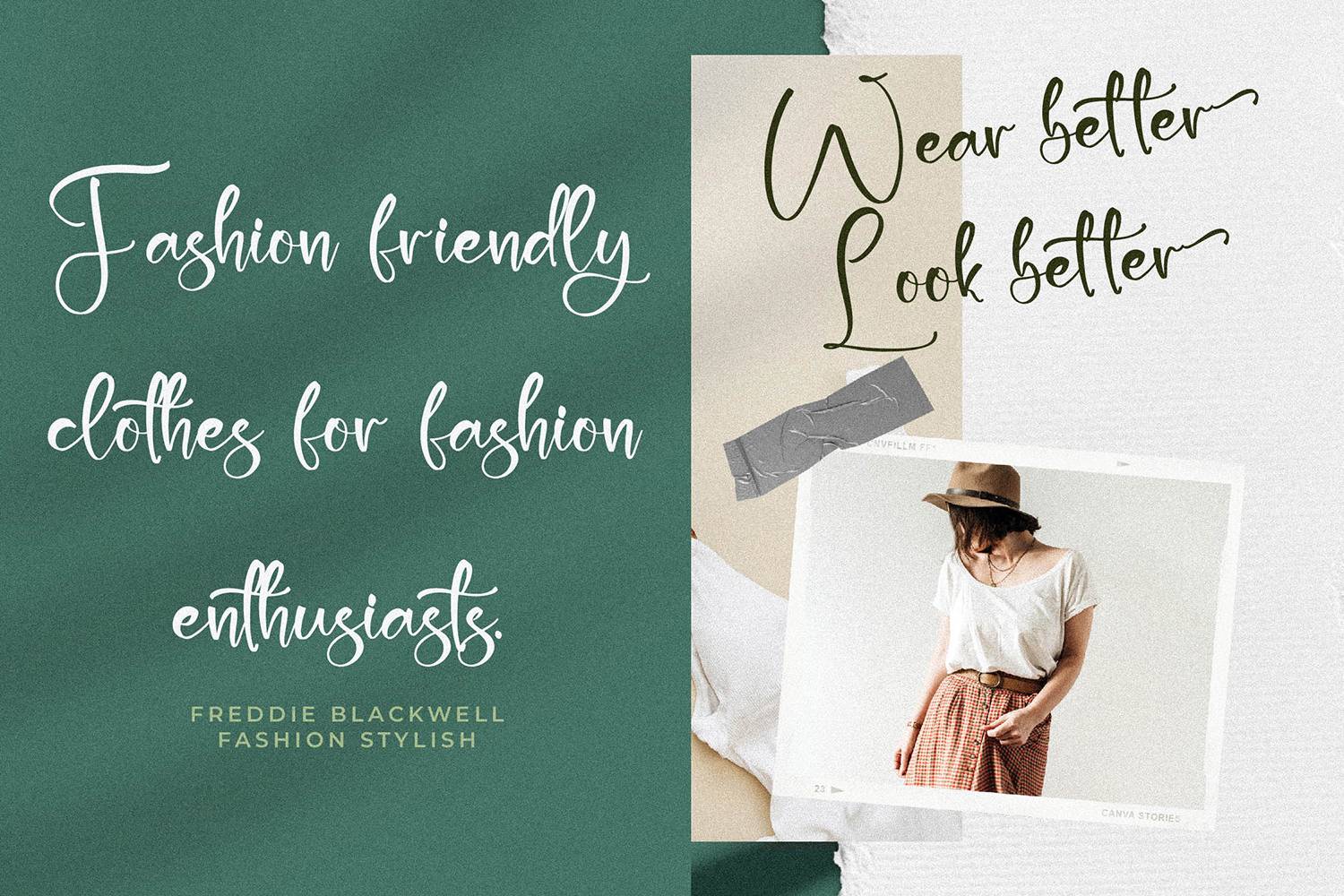 Herttlay Elizabeth Font sample