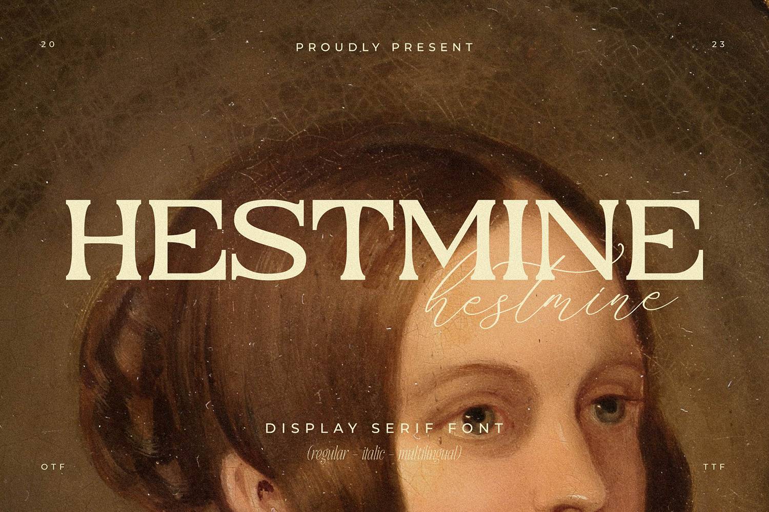 Hestmine Font sample