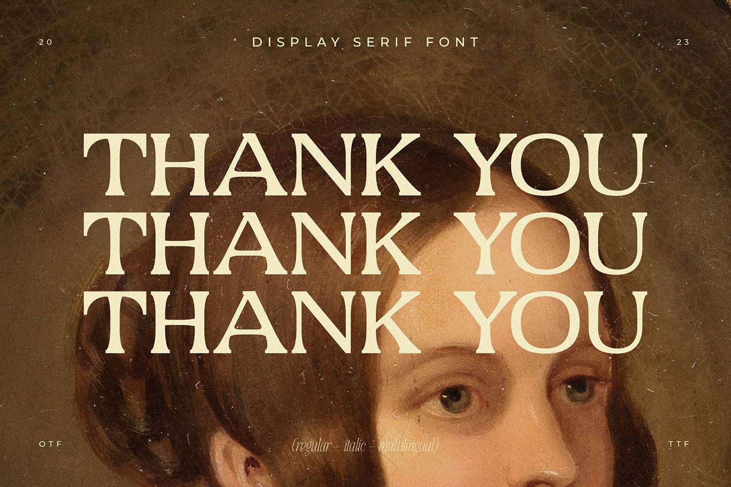 Hestmine Font sample