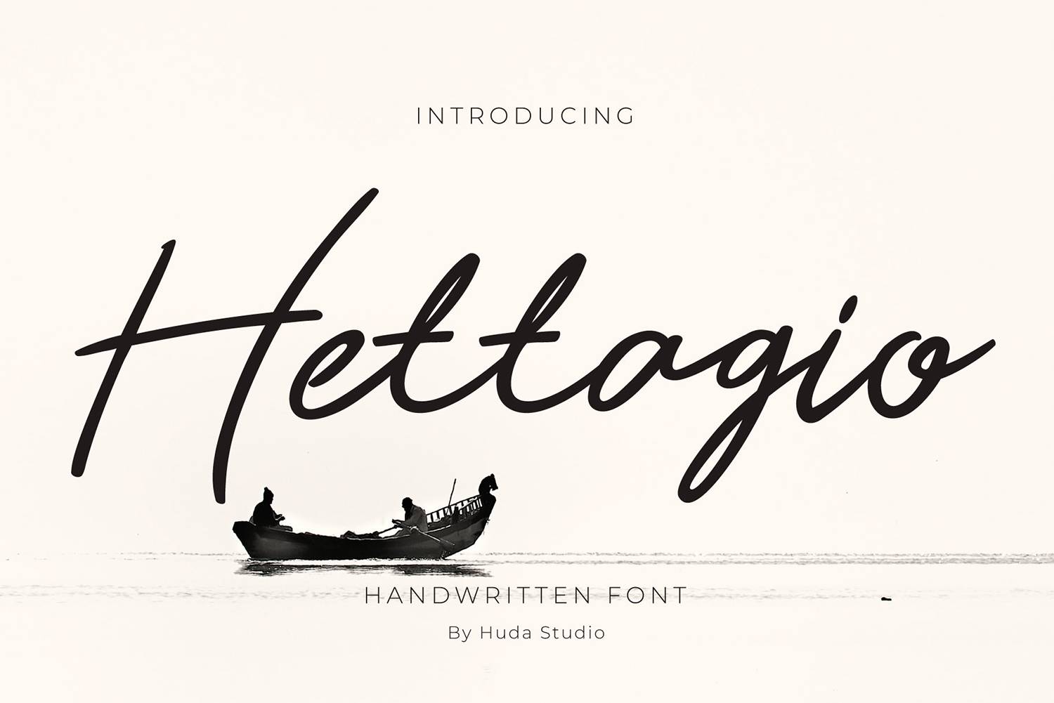 Hettagio Font sample
