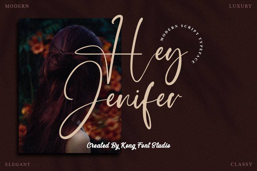 Hey Jenifer Font sample