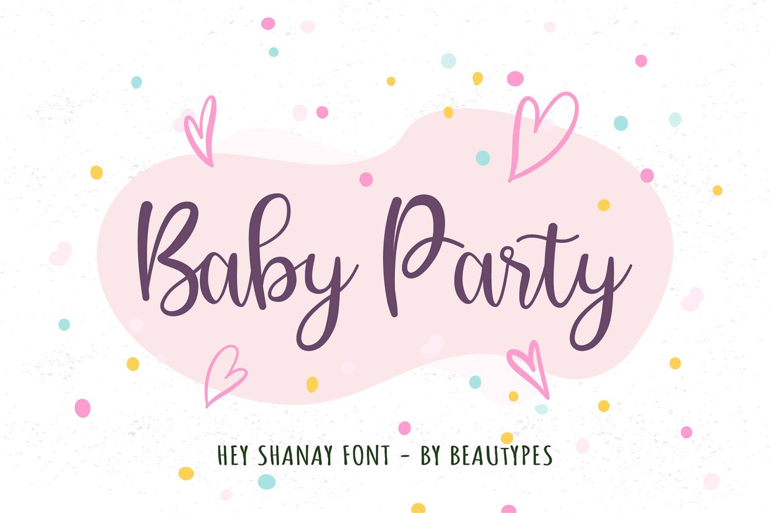 Hey Shanay Font sample