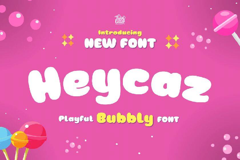 Heycaz Font sample
