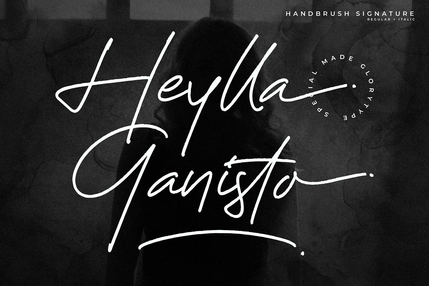 Heylla Ganisto Font sample