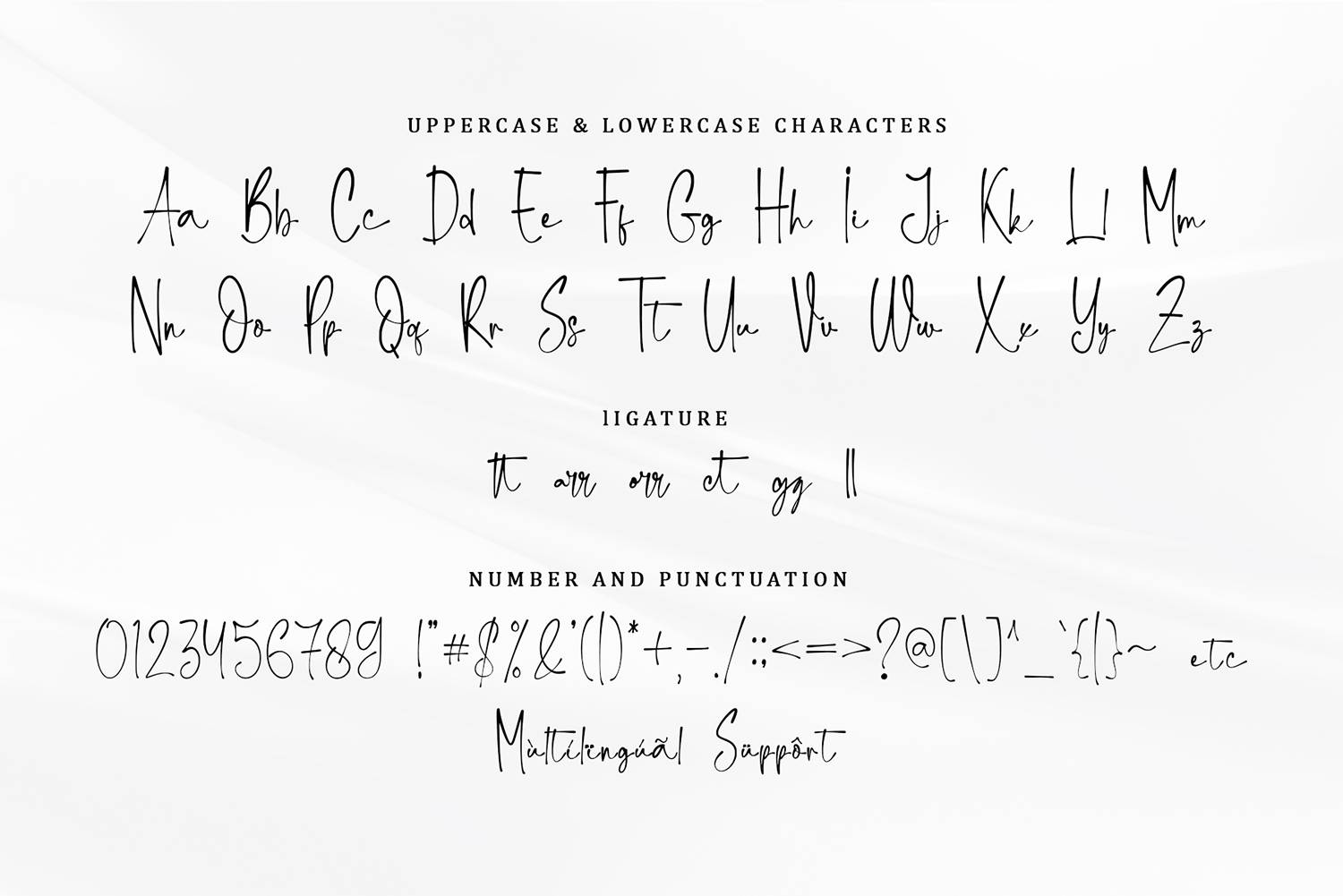 Heytta Font sample