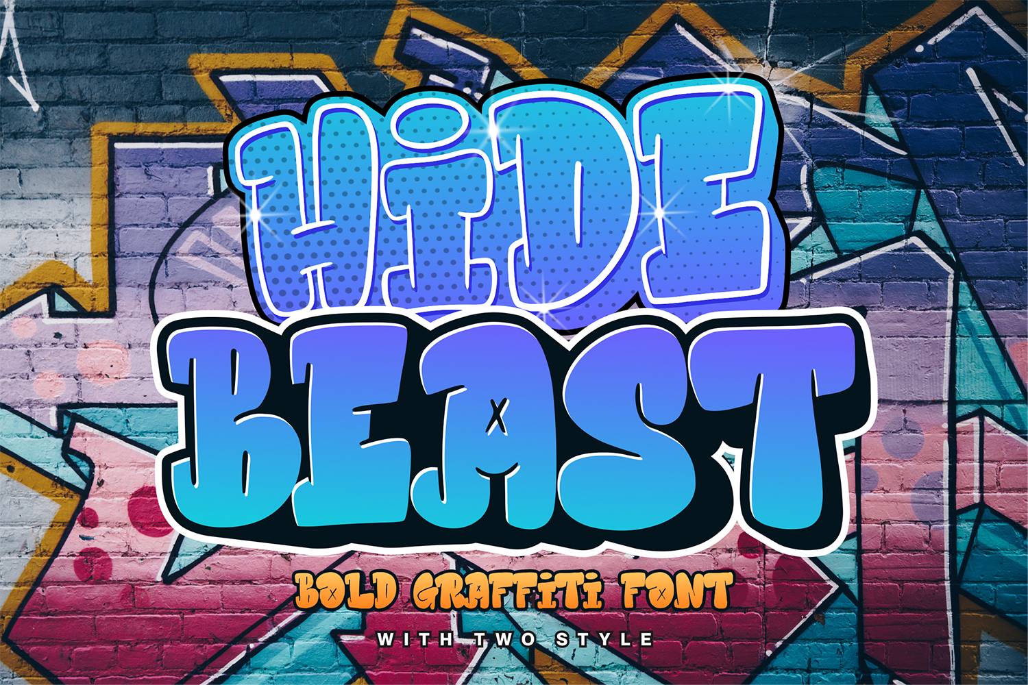 Hidebeast Font sample