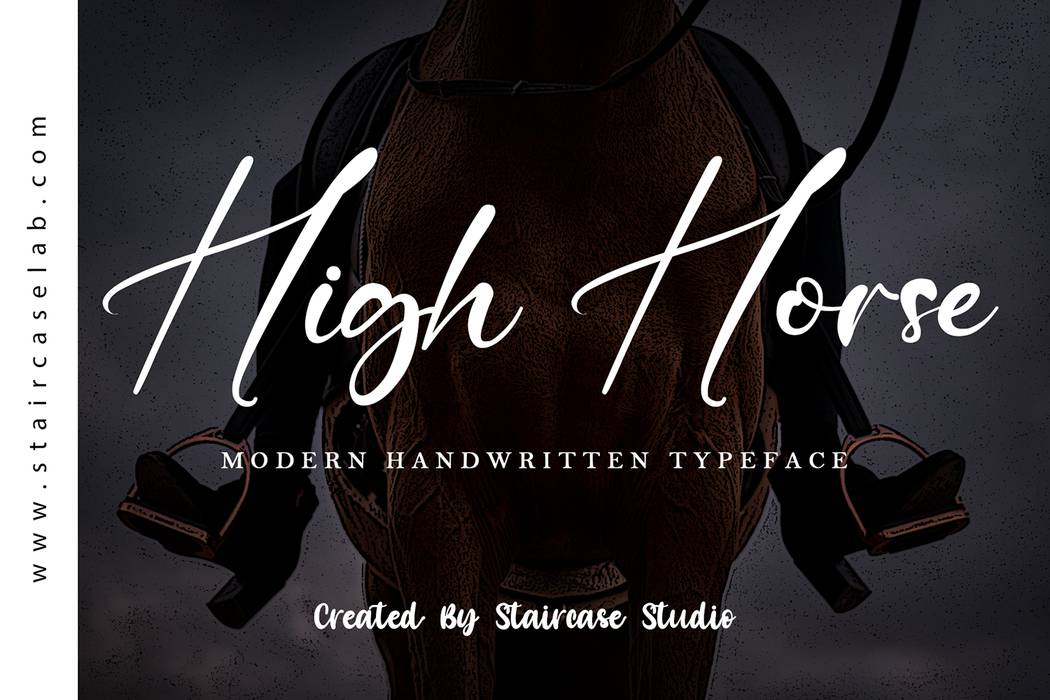 High Horse Font sample