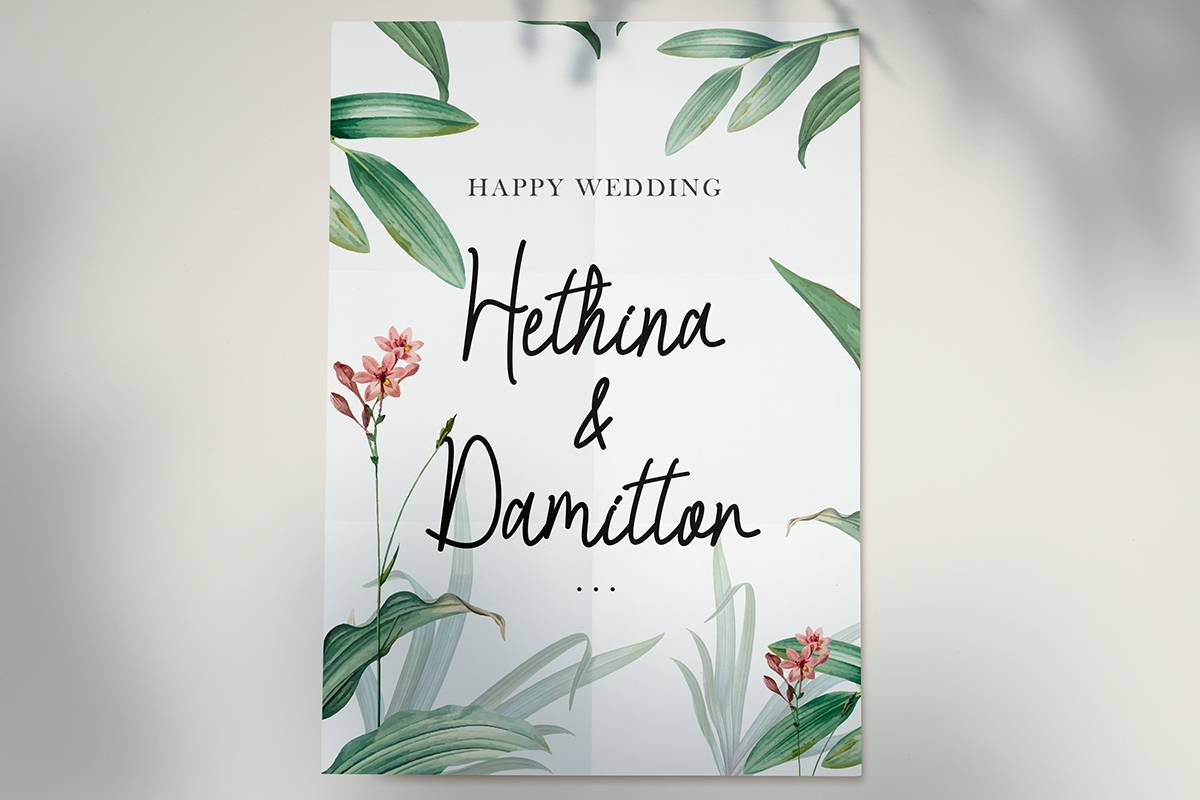 High Moon Font sample
