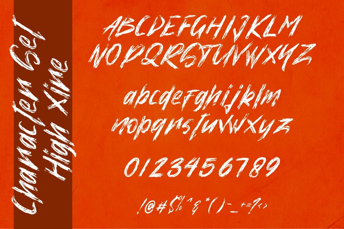 High Xire Font sample