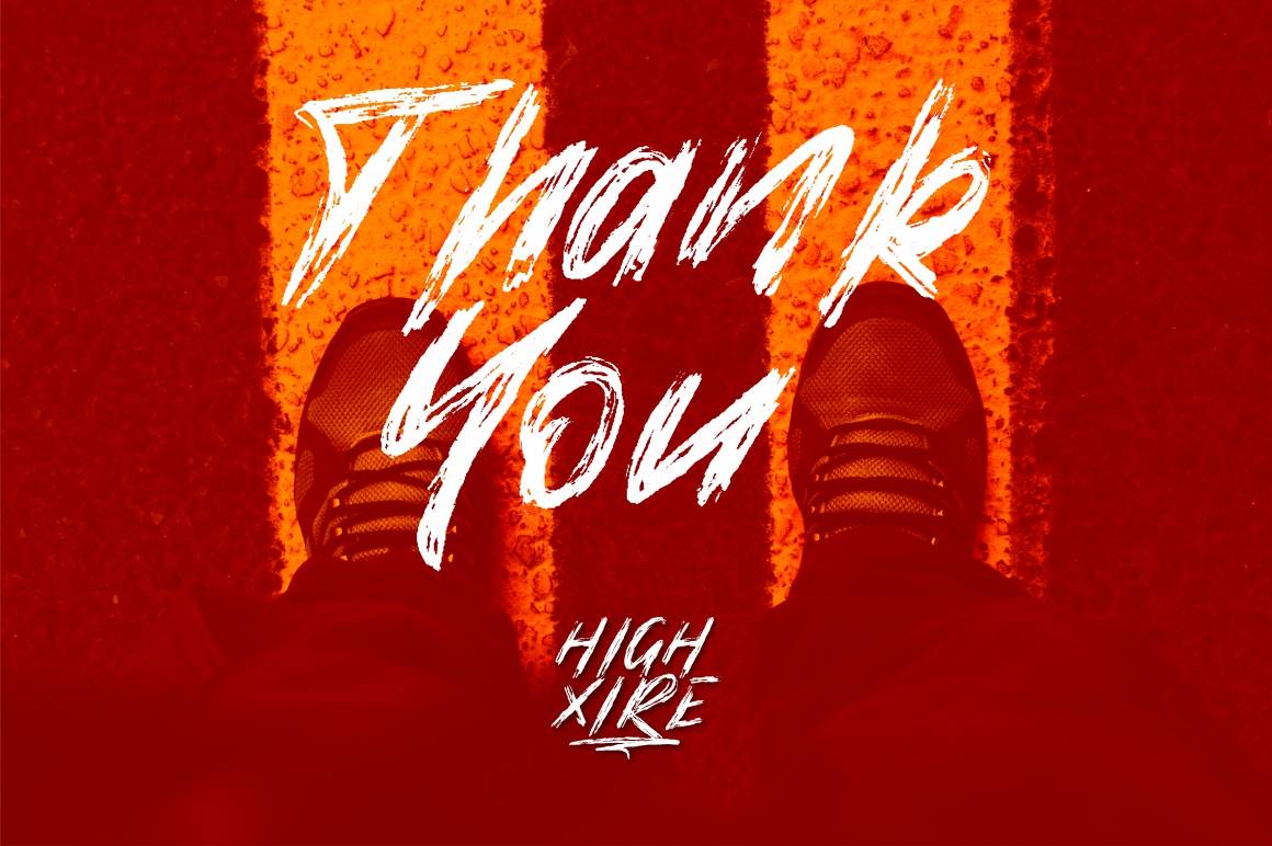 High Xire Font sample