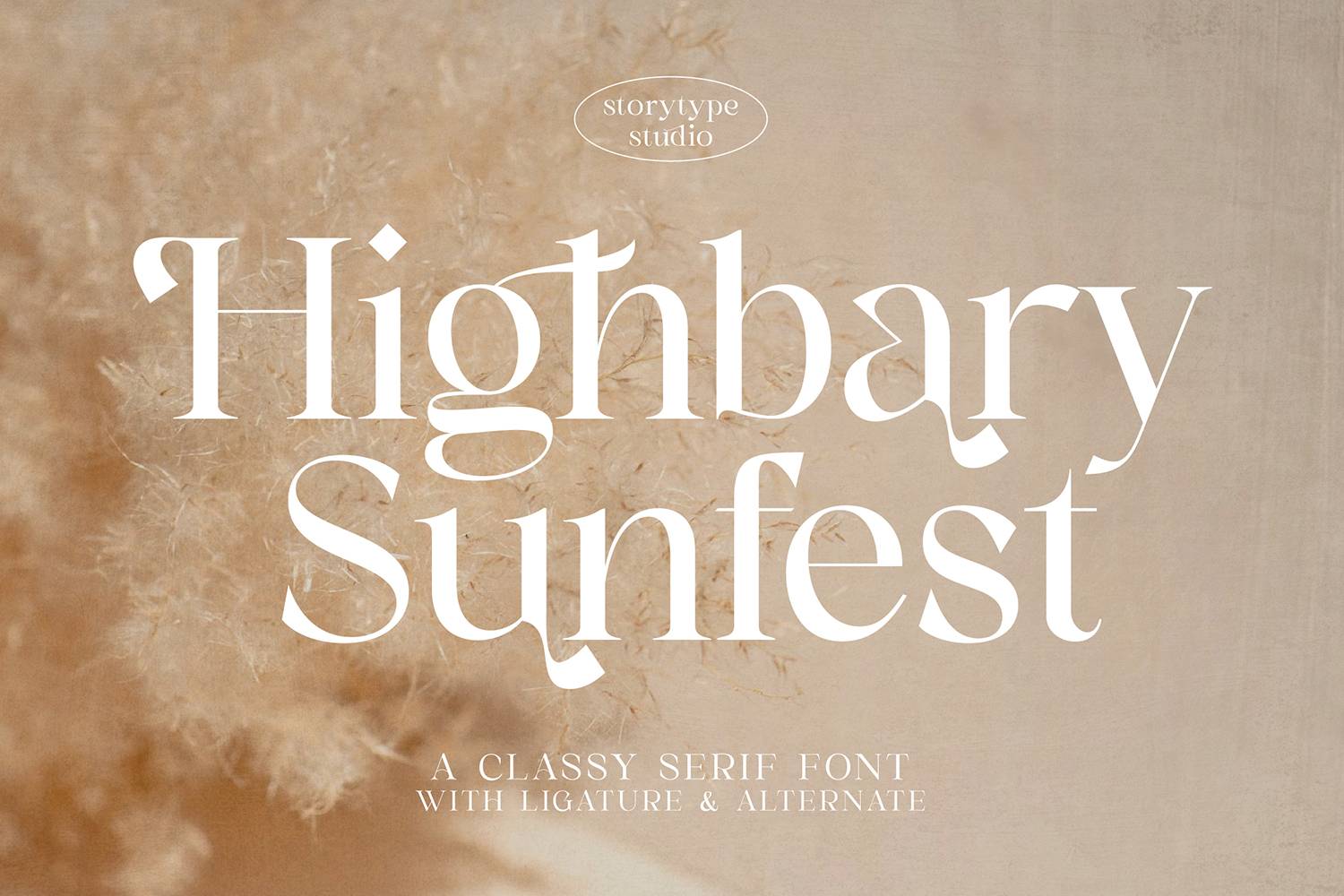 Highbary Sunfest Font sample