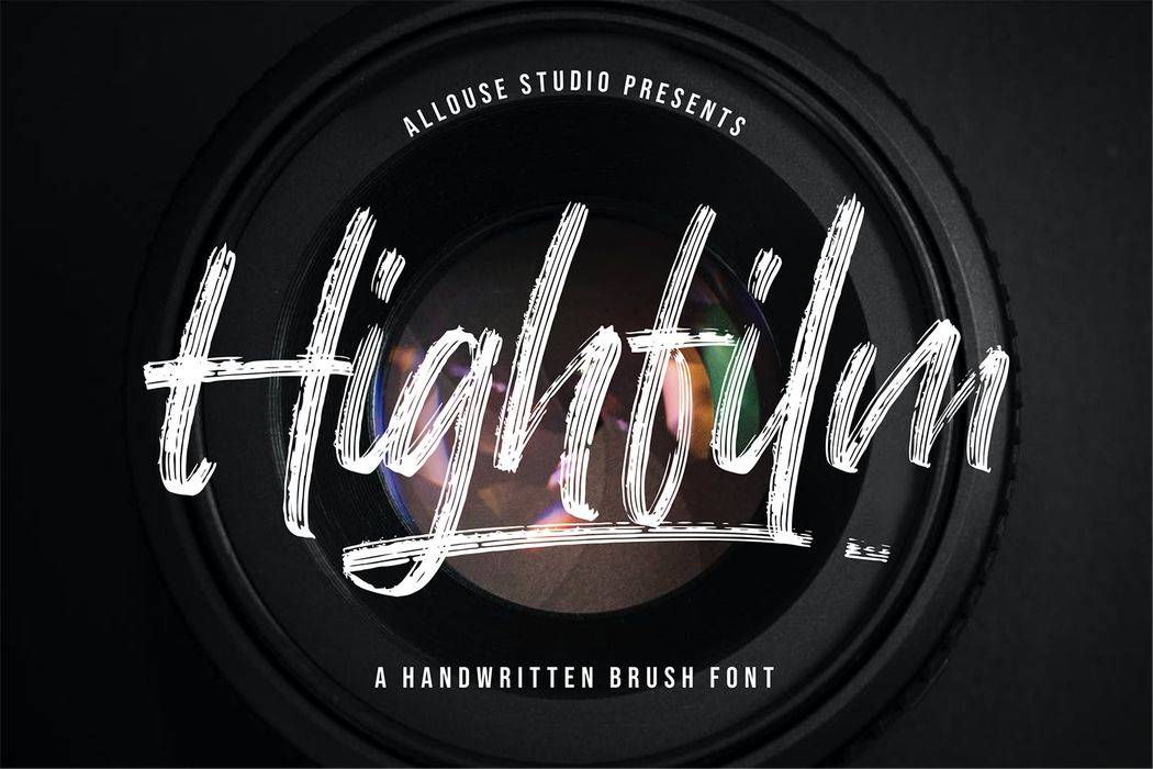 Highfilm Font sample