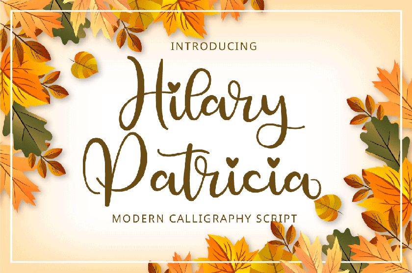 Hilary Patricia Font sample