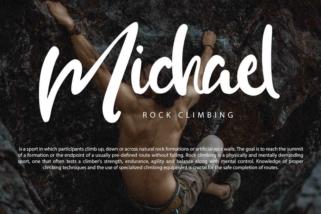 Hill Collosal Font sample