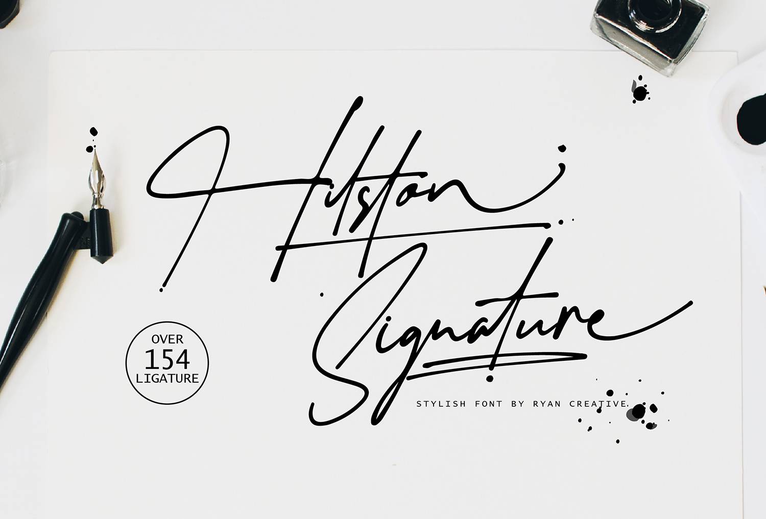 Hilston Font sample