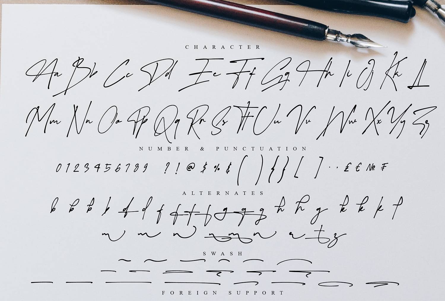 Hilston Font sample