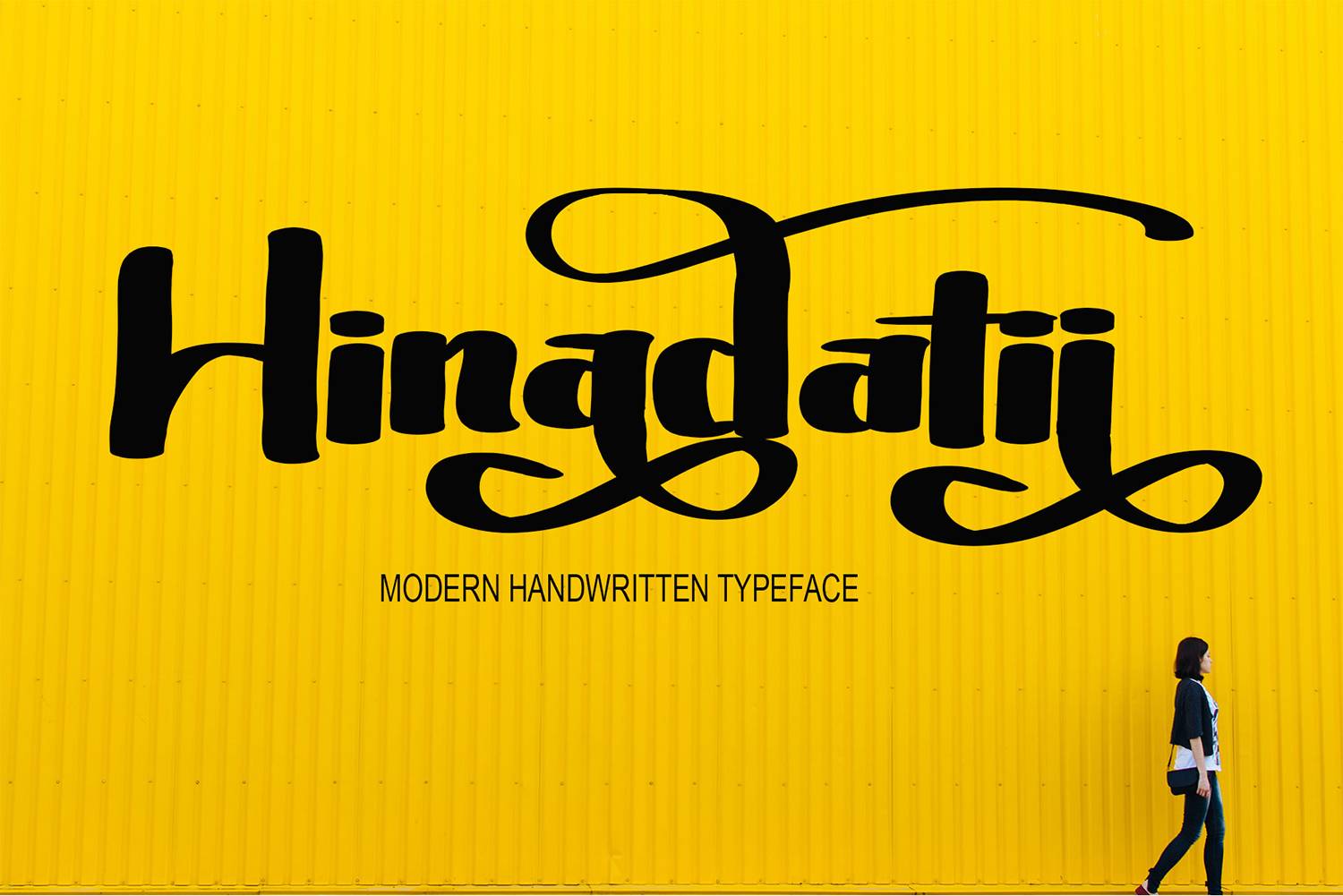 Hinadati Font sample