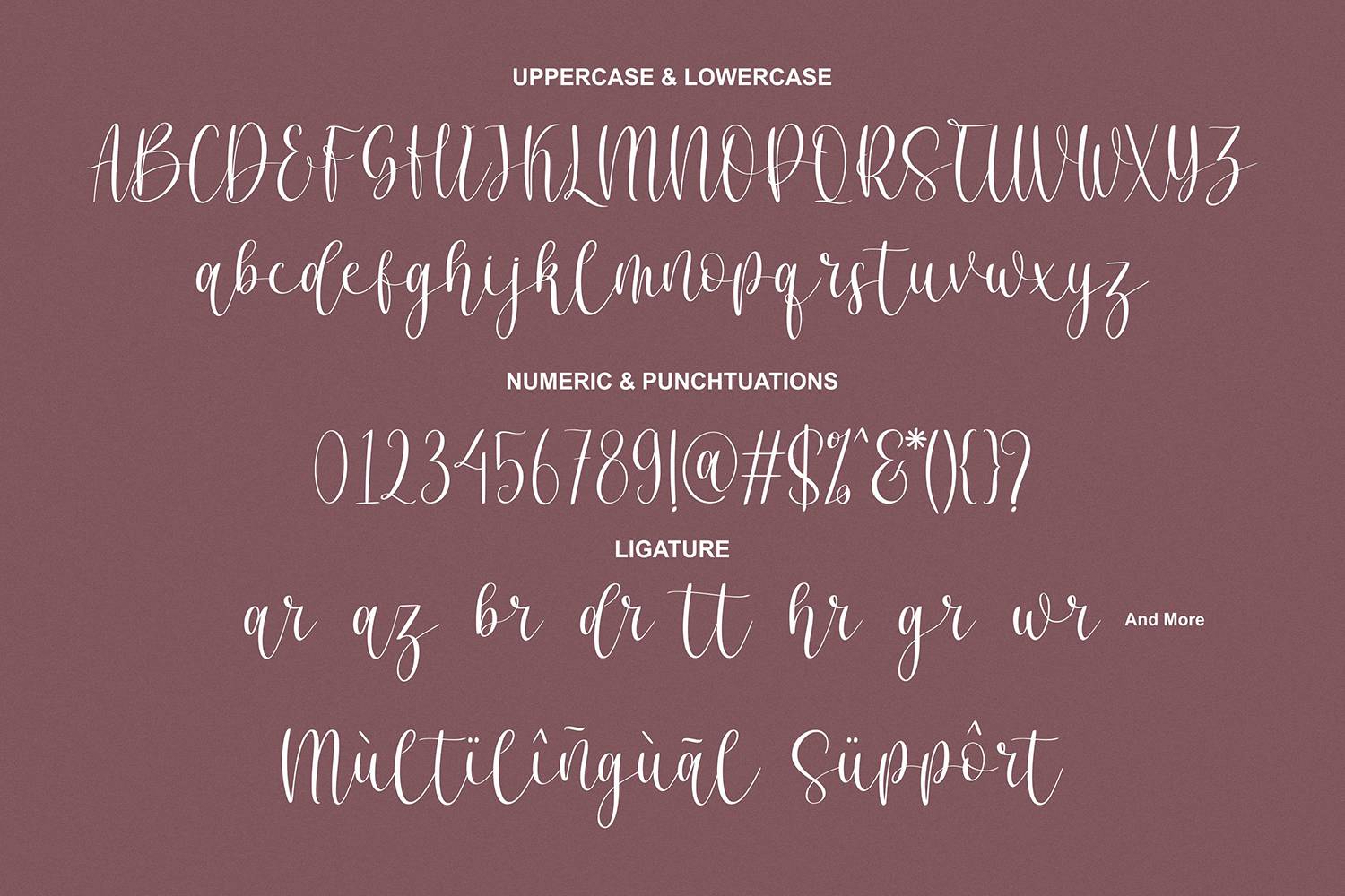 Hindia Font sample