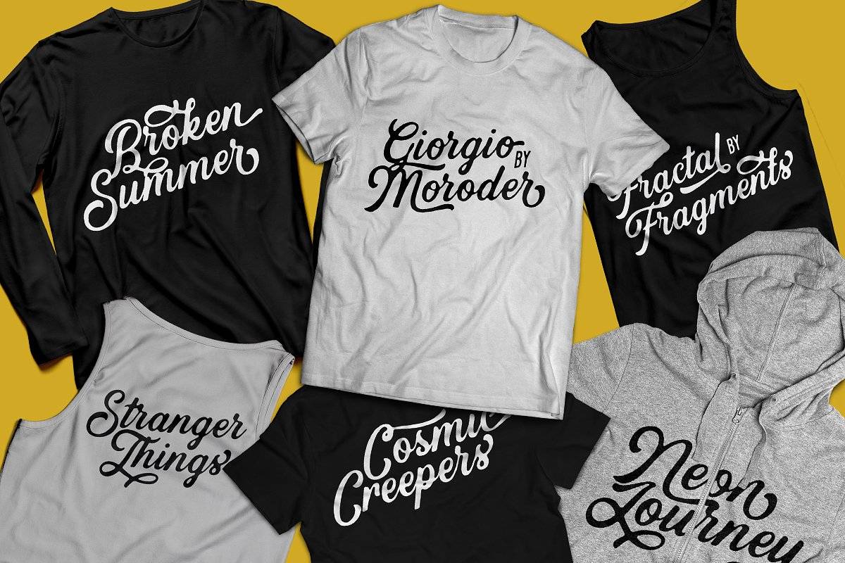 Hipsterious Font sample