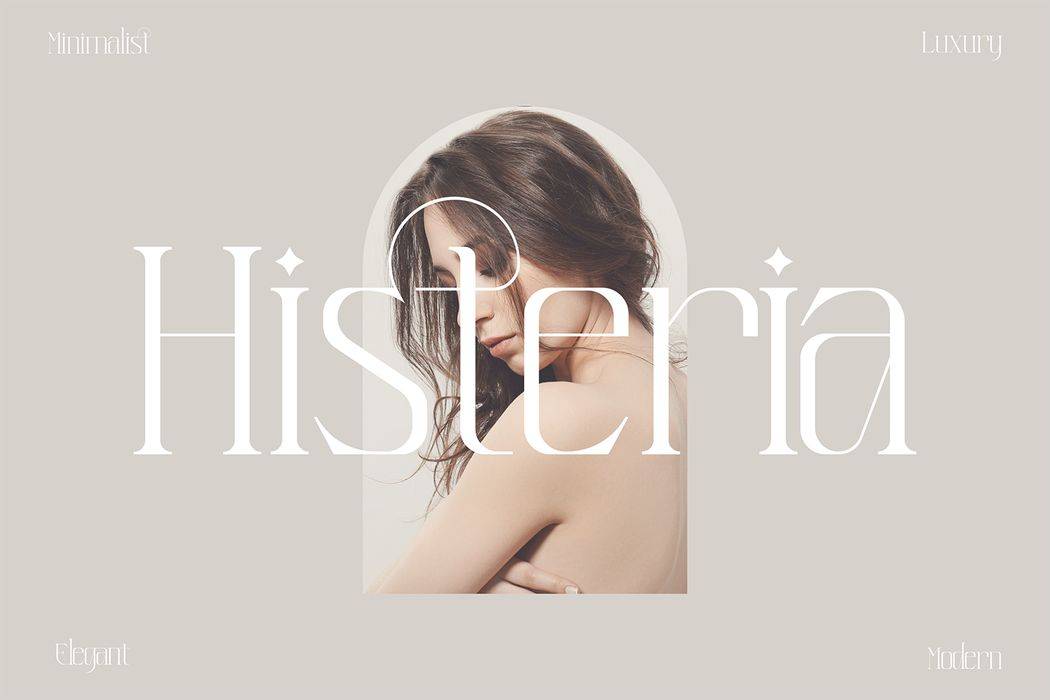 Histeria Font sample