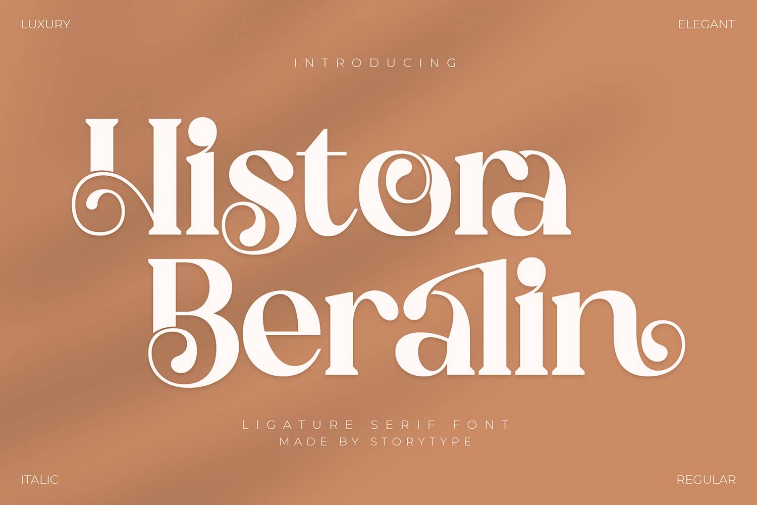 Histora Beralin Font sample