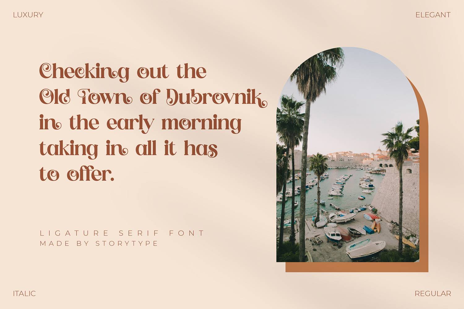 Histora Beralin Font sample