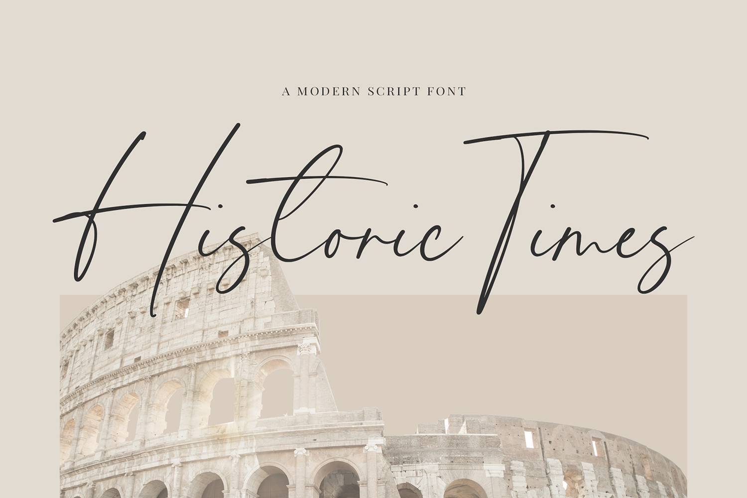 Historic Times Font sample